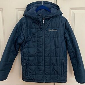 Columbia Navy Blue Kids Puffer Jacket